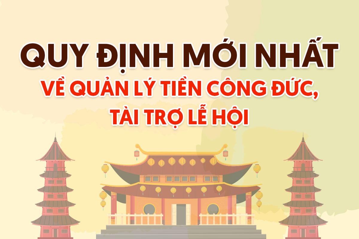 Quy định mới nhất về quản lý tiền công đức, tài trợ lễ hội