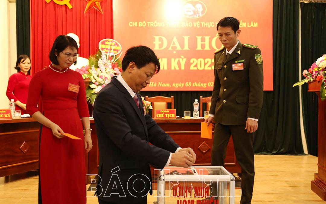 Đại hội Chi bộ Chi cục Trồng trọt, bảo vệ thực vật và kiểm lâm nhiệm kỳ 2023 – 2025