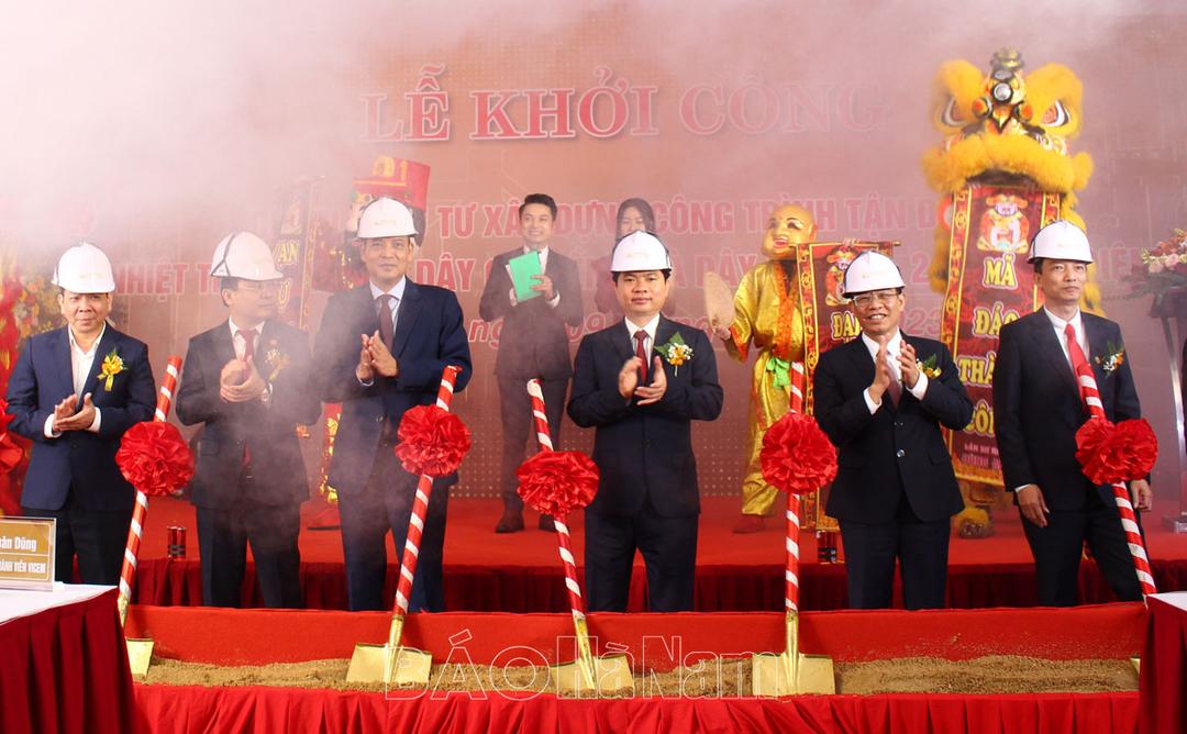 Vicem Bút Sơn khởi công dự án “Đầu tư xây dựng công trình tận dụng nhiệt thừa khí thải dây chuyền 1 và dây chuyền 2 để phát điện”
