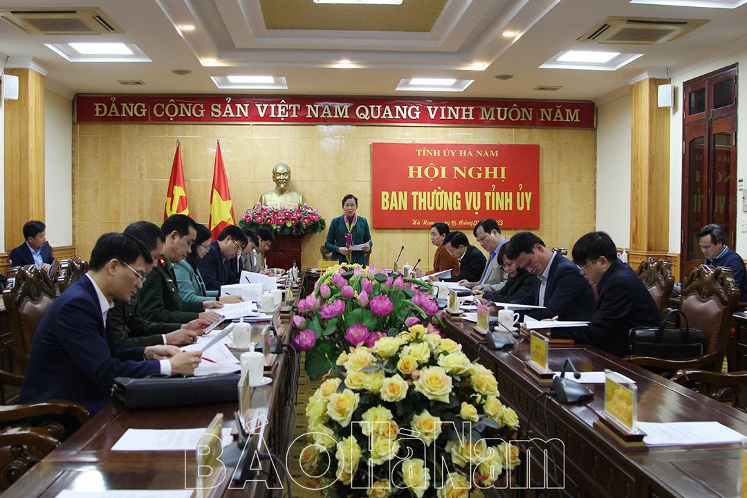 BTV Tỉnh ủy cho ý kiến về dự thảo Kế hoạch kiểm điểm giữa nhiệm kỳ thực hiện Nghị quyết Đại hội Đảng các cấp