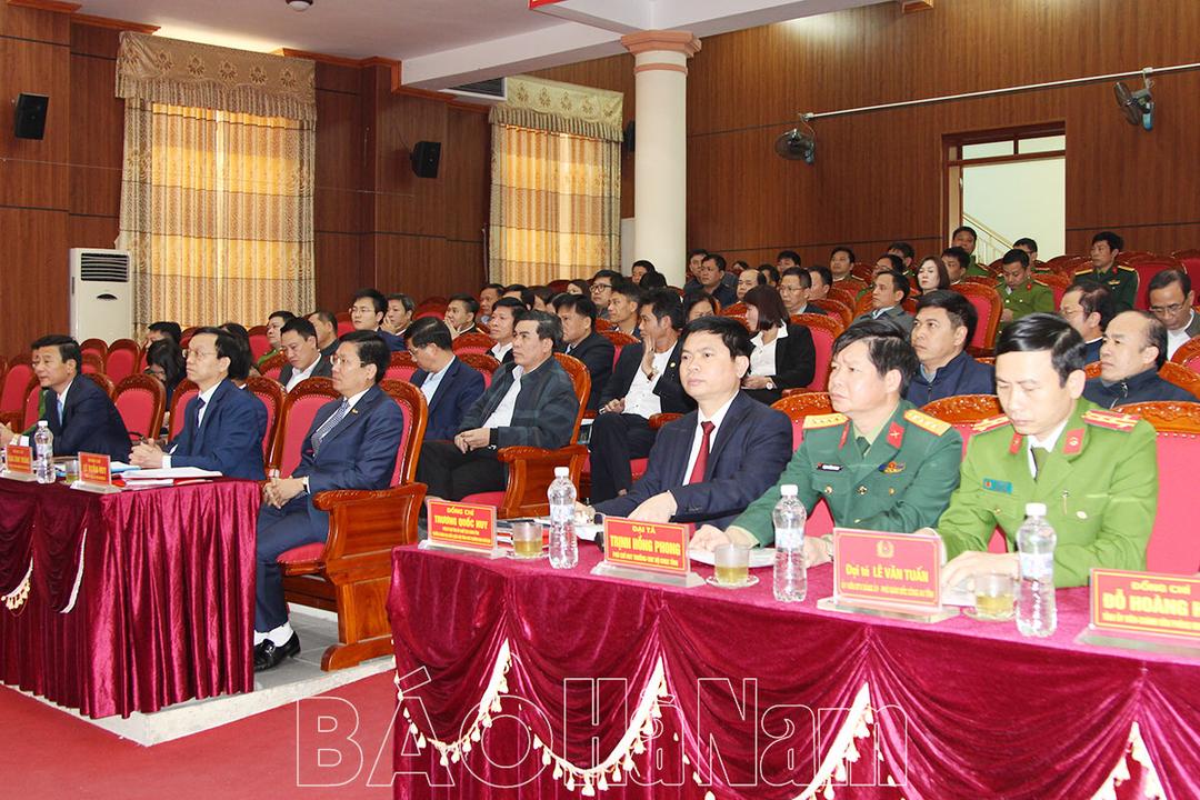 Huyện ủy Bình Lục tổng kết 10 năm thực hiện Nghị quyết Trung ương 8 (khóa XI) về “Chiến lược bảo vệ Tổ quốc trong tình hình mới”