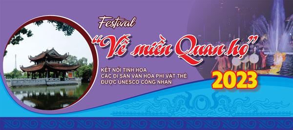 Festival “Về miền Quan họ -2023”- Kết nối tinh hoa các di sản văn hóa phi vật thể