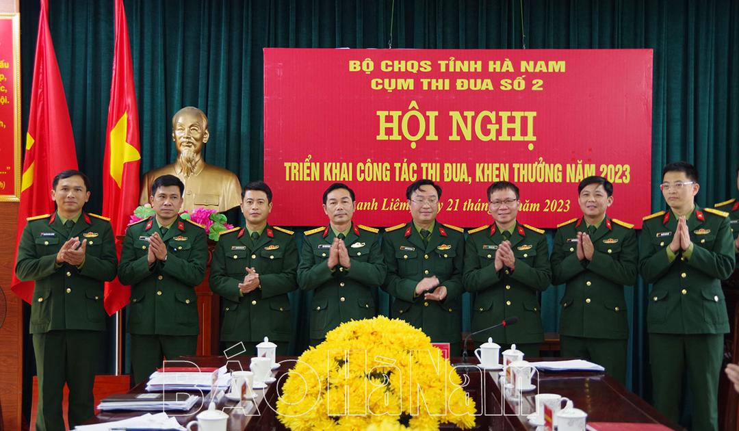 Cụm thi đua số 2 Bộ CHQS tỉnh triển khai công tác thi đua khen thưởng