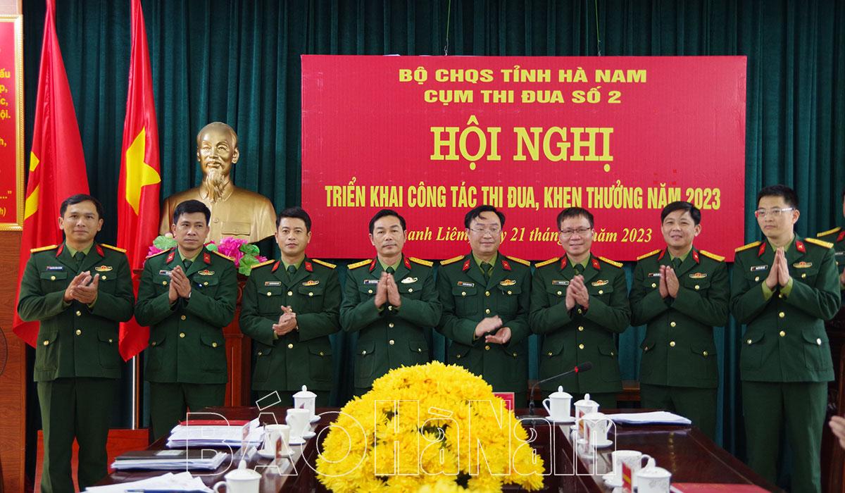Cụm thi đua số 2 Bộ CHQS tỉnh triển khai công tác thi đua khen thưởng