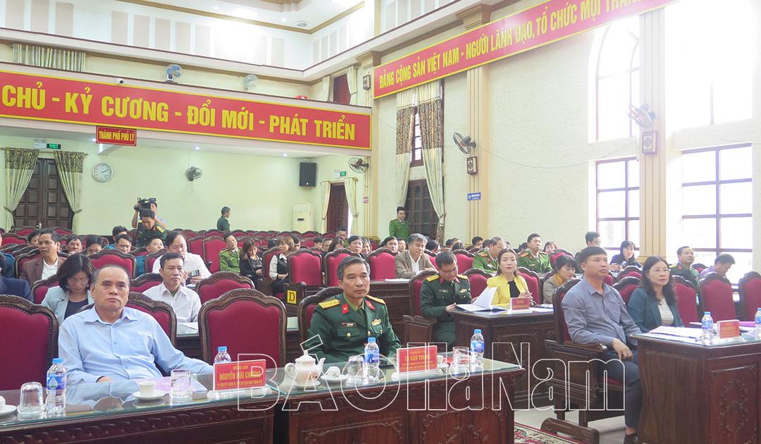 Thành phố Phủ Lý triển khai nhiệm vụ giáo dục QP&AN năm 2023