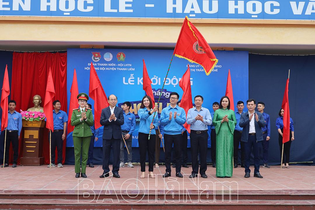 Huyện đoàn Thanh Liêm khởi động Tháng Thanh niên 2023