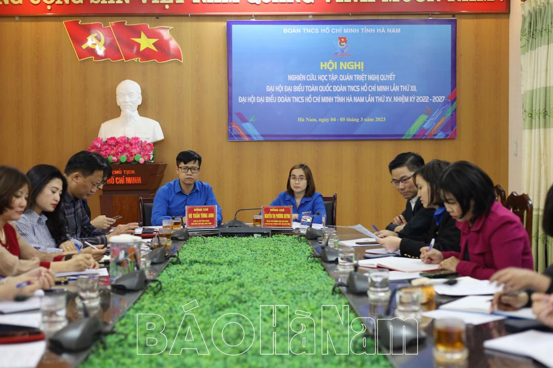 Quán triệt Nghị quyết Đại hội Đoàn toàn quốc lần thứ XII