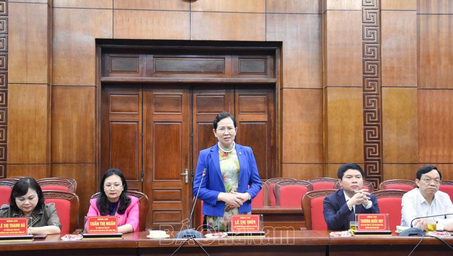 Trao đổi kinh nghiệm công tác giữa Tỉnh ủy Hà Nam và Tỉnh ủy Điện Biên