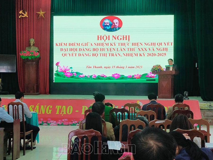 Thanh Liêm: 16/16 xã, thị trấn hoàn thành kiểm điểm giữa nhiệm kỳ Đại hội Đảng