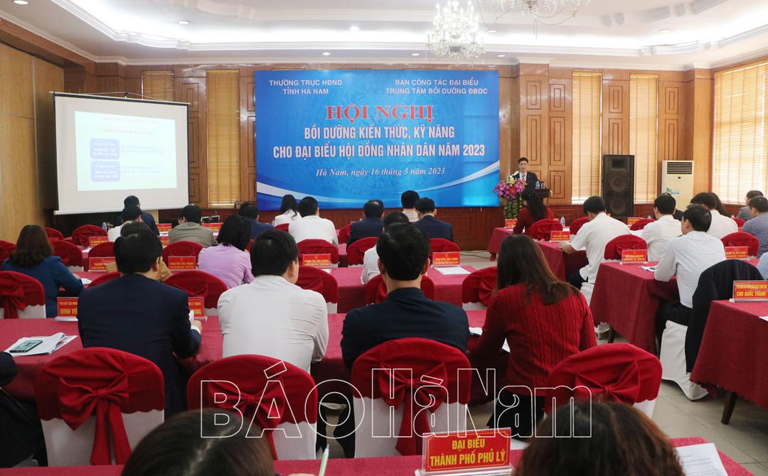 Bồi dưỡng kiến thức, kỹ năng cho đại biểu HĐND năm 2023