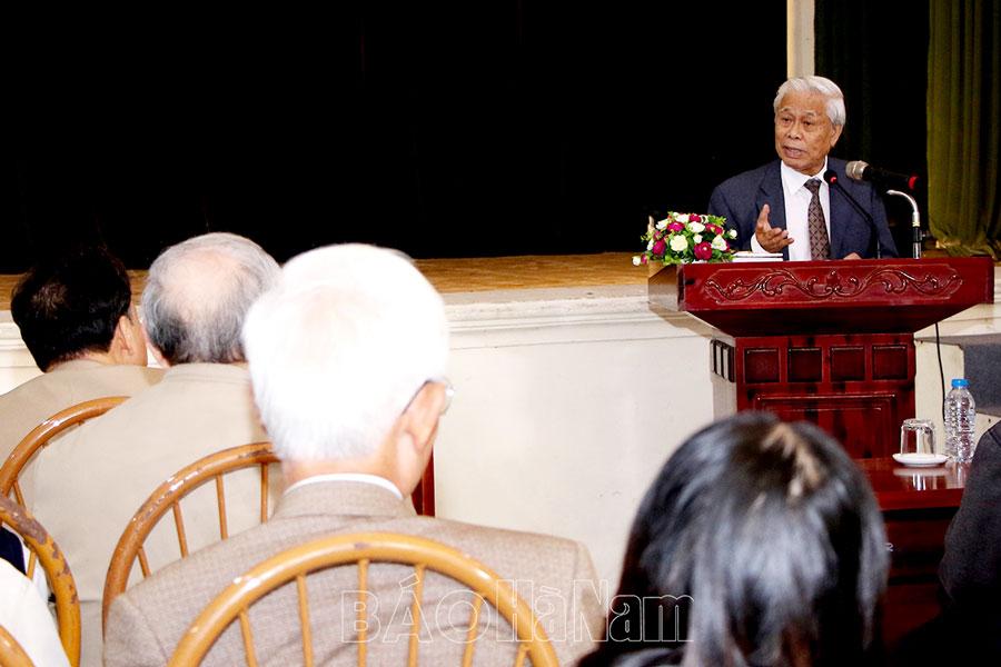 Thơ phong trào và phong trào thơ ở Hà Nam qua góc nhìn của nhà thơ Vũ Quần Phương