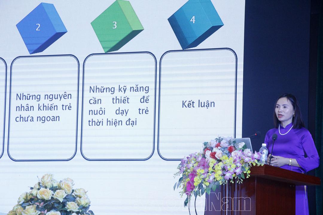 Phòng Giáo dục- Đào tạo huyện Thanh Liêm tổ chức nói chuyện chuyên đề “Kỹ năng nuôi dạy con thời hiện đại”