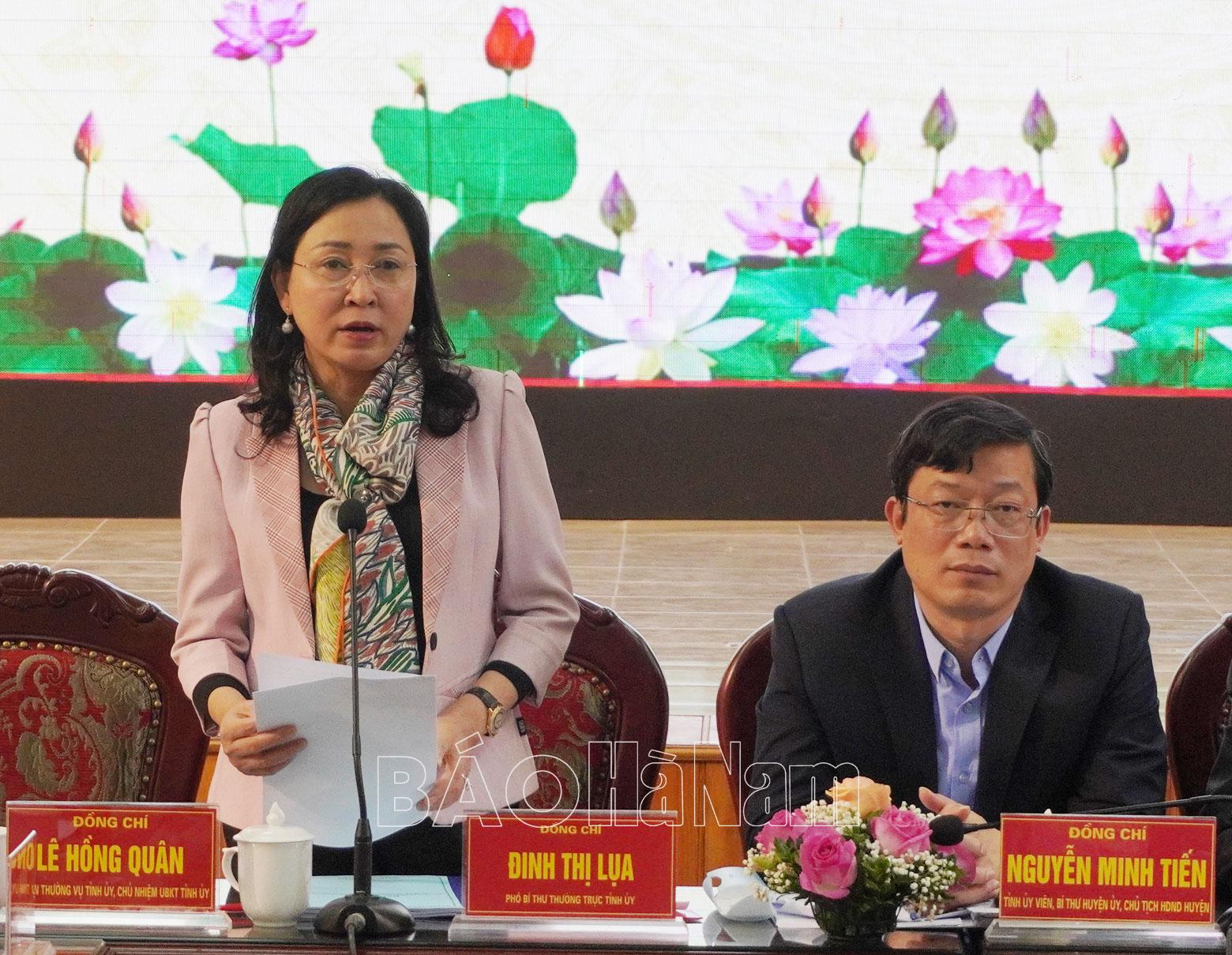 Huyện ủy Thanh Liêm kiểm điểm giữa nhiệm kỳ thực hiện Nghị quyết Đại hội Đảng bộ huyện