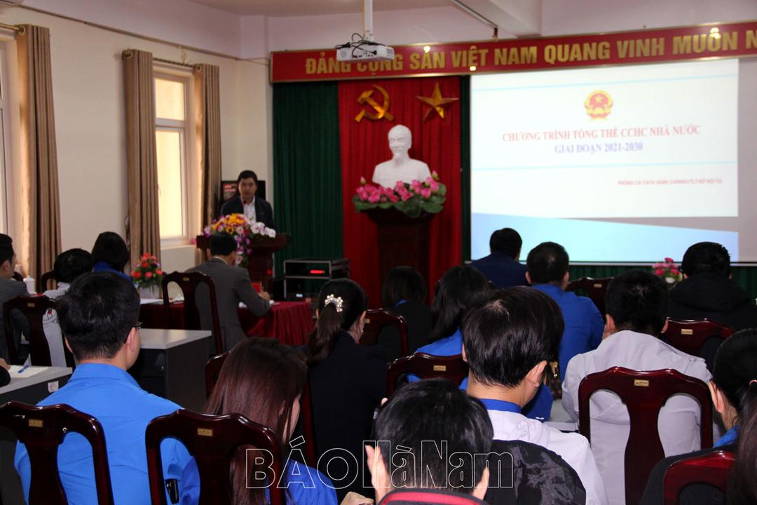 Đoàn Khối các cơ quan tỉnh tổ chức hội nghị tuyên truyền cải cách hành chính