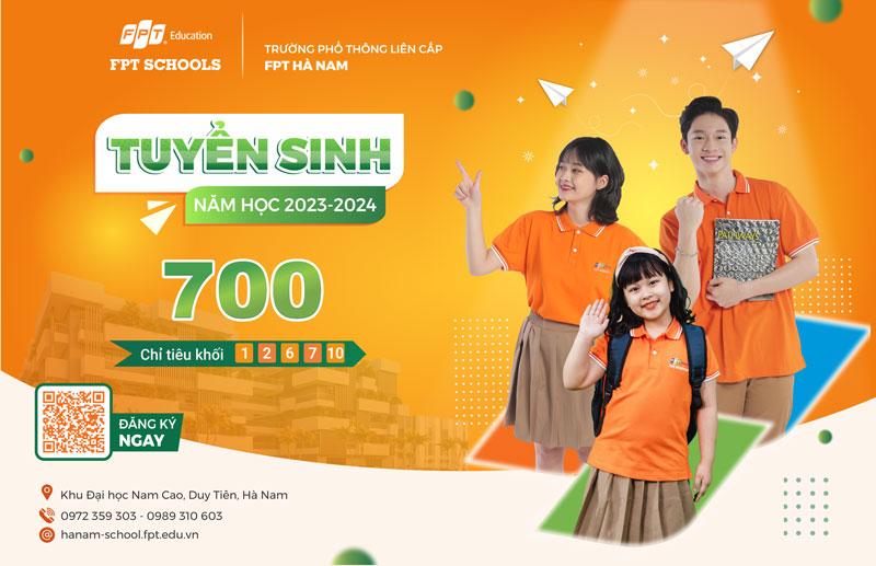 Trường Phổ thông liên cấp FPT Hà Nam chính thức tuyển sinh từ năm học 2023-2024