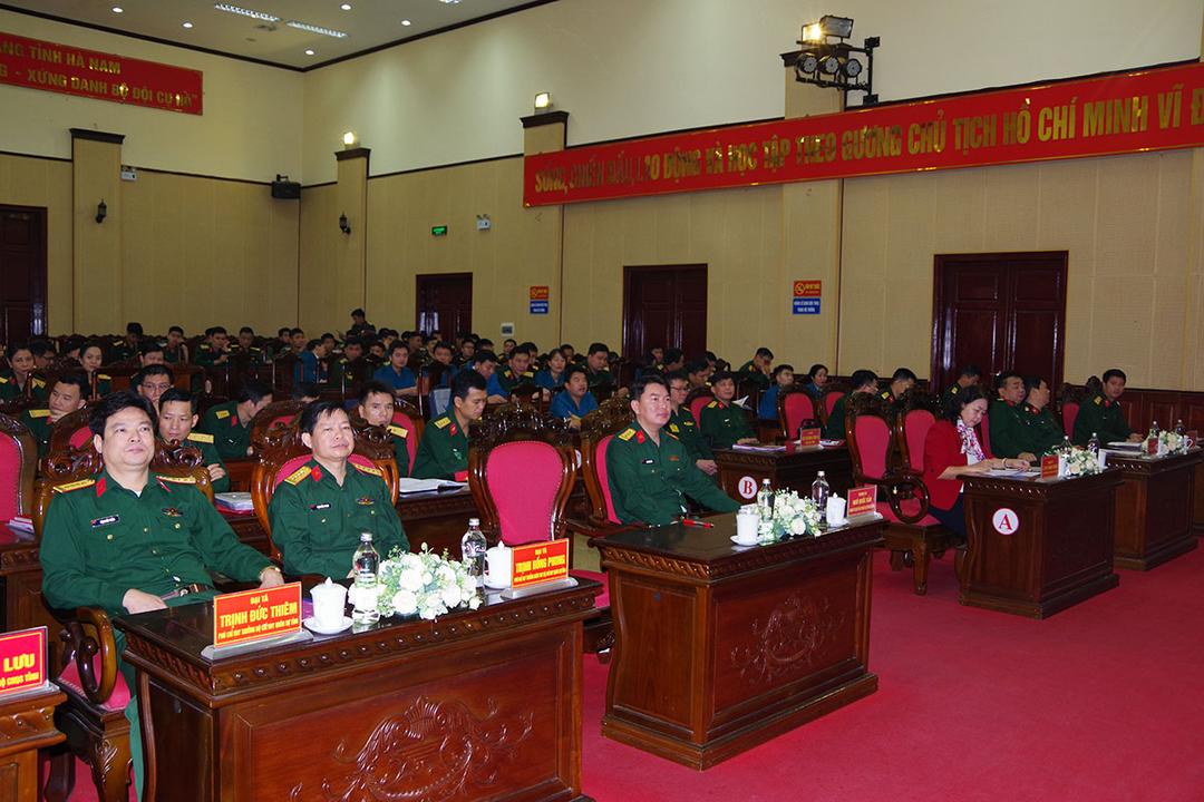 Bộ CHQS tỉnh khai mạc hội thi cán bộ giảng dạy chính trị trong lực lượng vũ trang