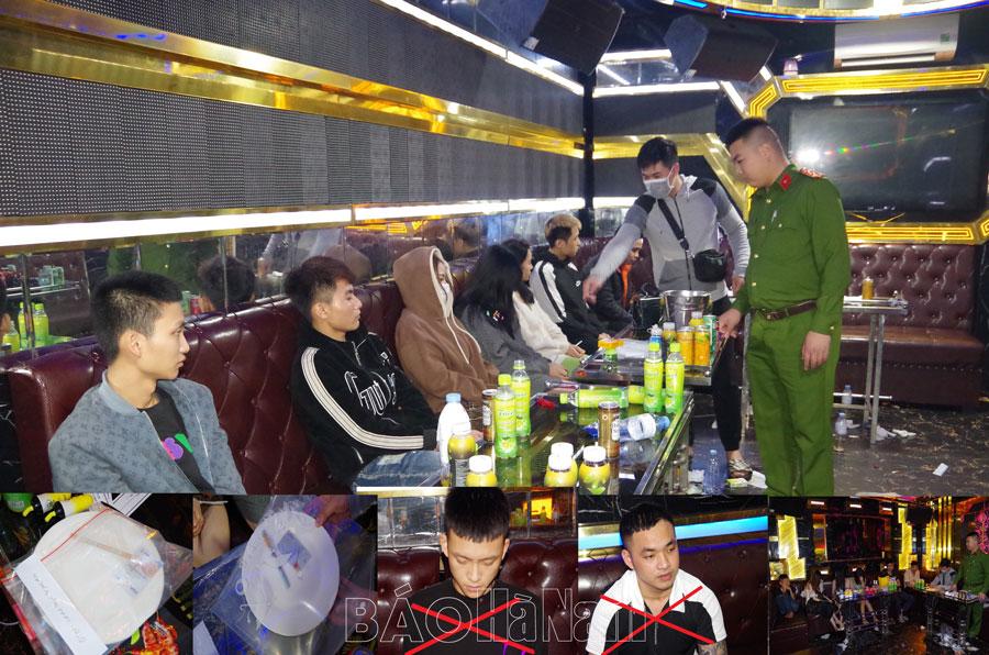 Triệt phá tụ điểm mua bán, tổ chức sử dụng trái phép ma túy tại quán Karaoke phường Duy Minh