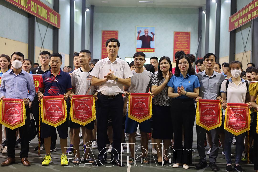 Khai mạc Giải cầu lông huyện Thanh Liêm năm 2023