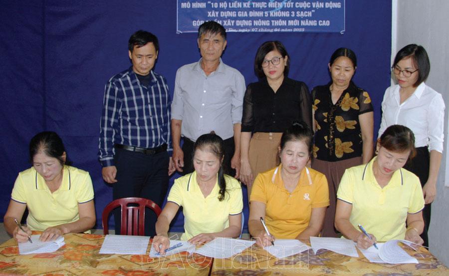 Những việc làm thiết thực theo gương Bác của Hội LHPN xã Đồng Du