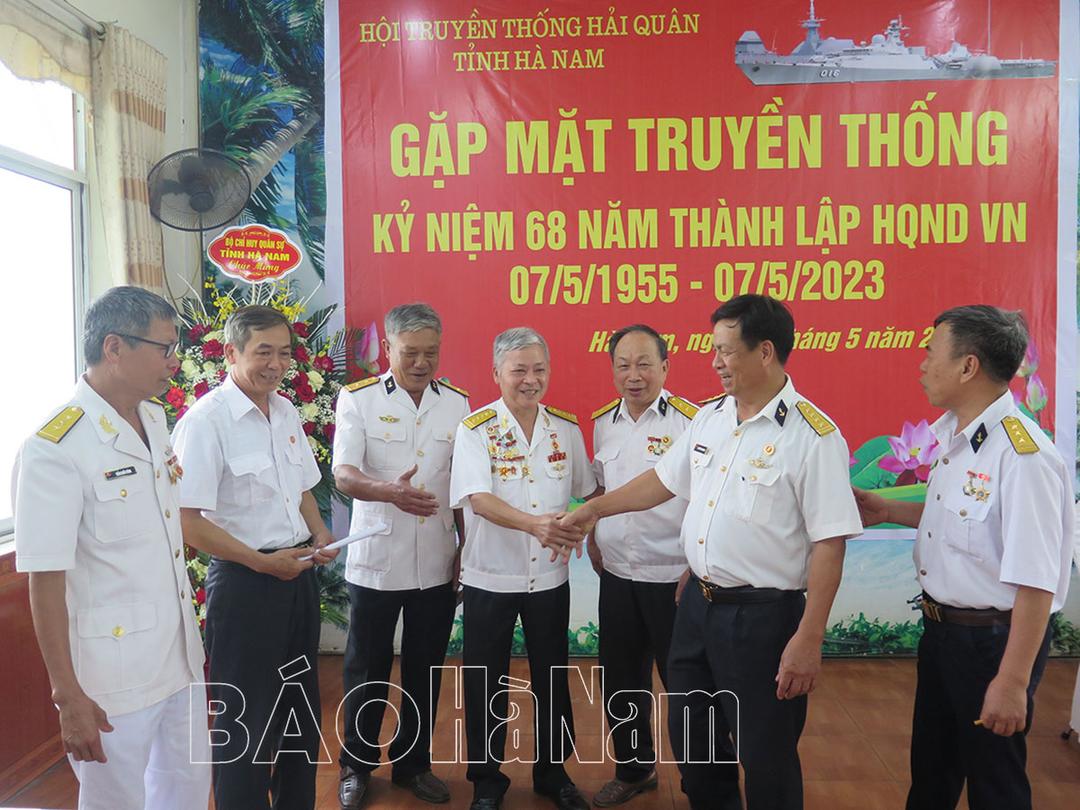 Hội truyền thống Hải quân tỉnh gặp mặt kỷ niệm 68 năm Ngày thành lập Hải quân nhân dân Việt Nam