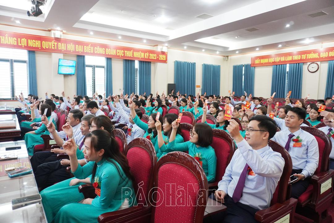 Đại hội Đại biểu Công đoàn cơ sở Cục Thuế tỉnh lần thứ VIII