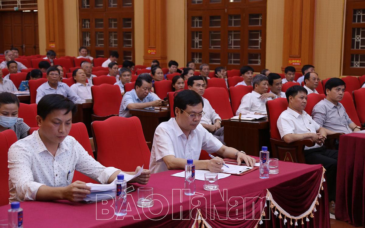 Lý Nhân triển khai công tác PCTT – TKCN, sản xuất vụ mùa - vụ đông 2023