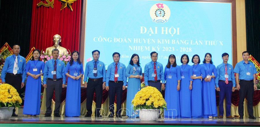 Đại hội Công đoàn huyện Kim Bảng lần thứ X, nhiệm kỳ 2023 - 2028