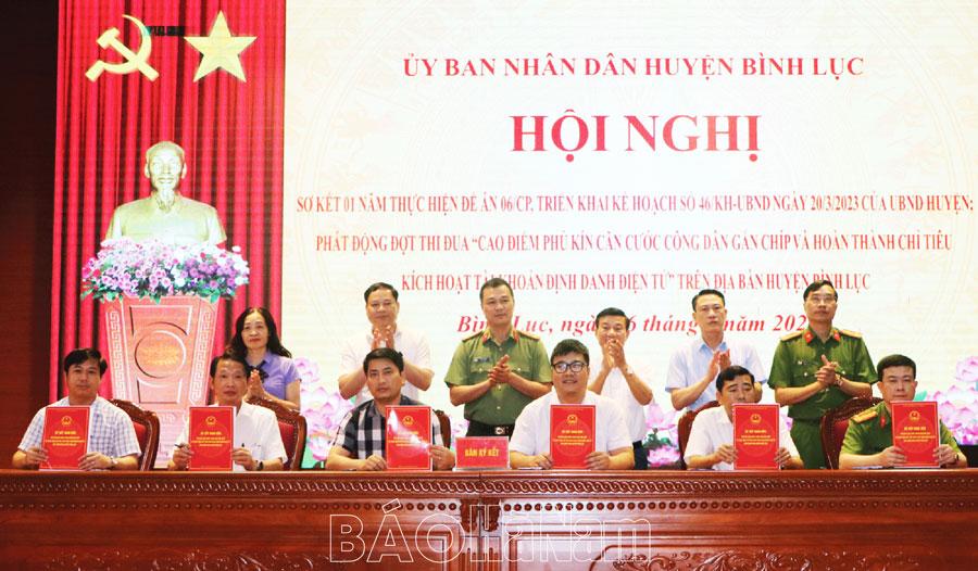 Bình Lục nỗ lực đẩy mạnh thực hiện Đề án 06 phục vụ chuyển đổi số