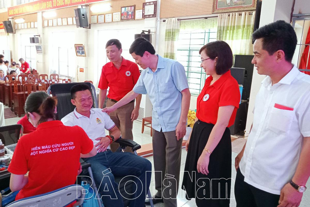 Lý Nhân tổ chức hiến máu tình nguyện đợt 2 năm 2023