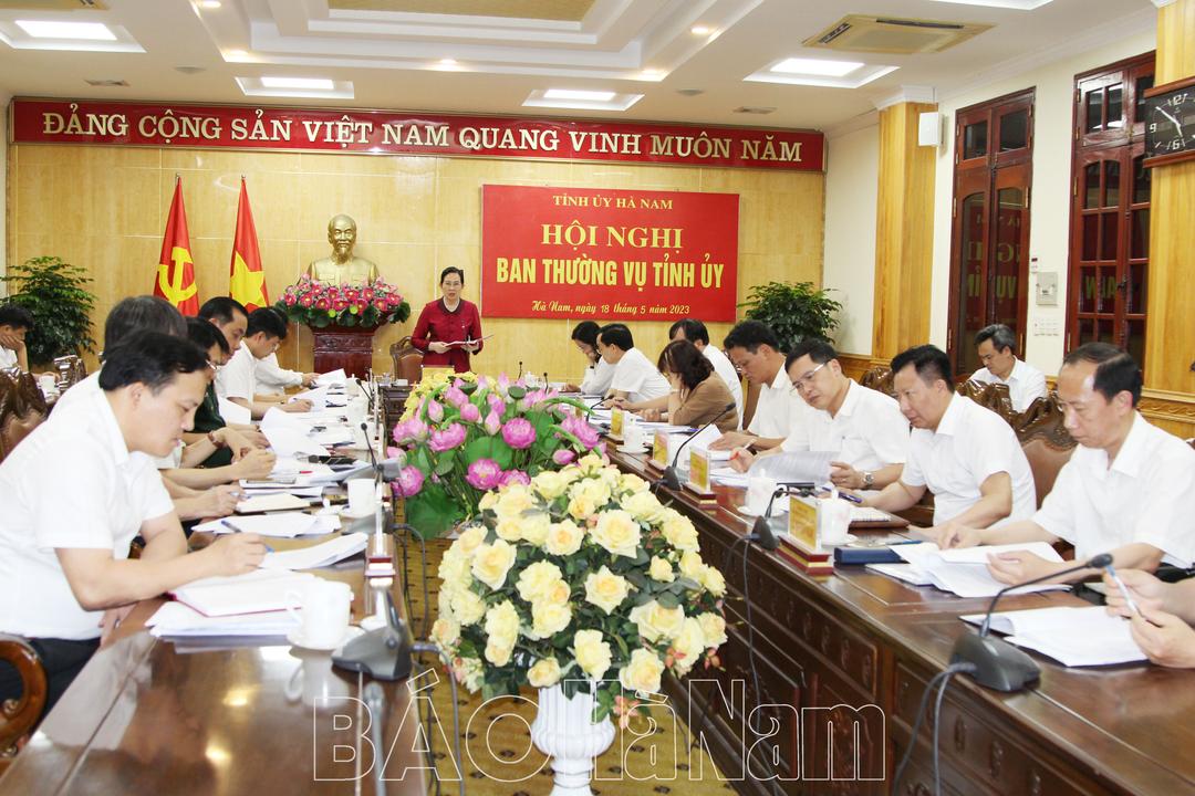 BTV Tỉnh ủy thảo luận, cho ý kiến, chủ trương các nội dung theo thẩm quyền