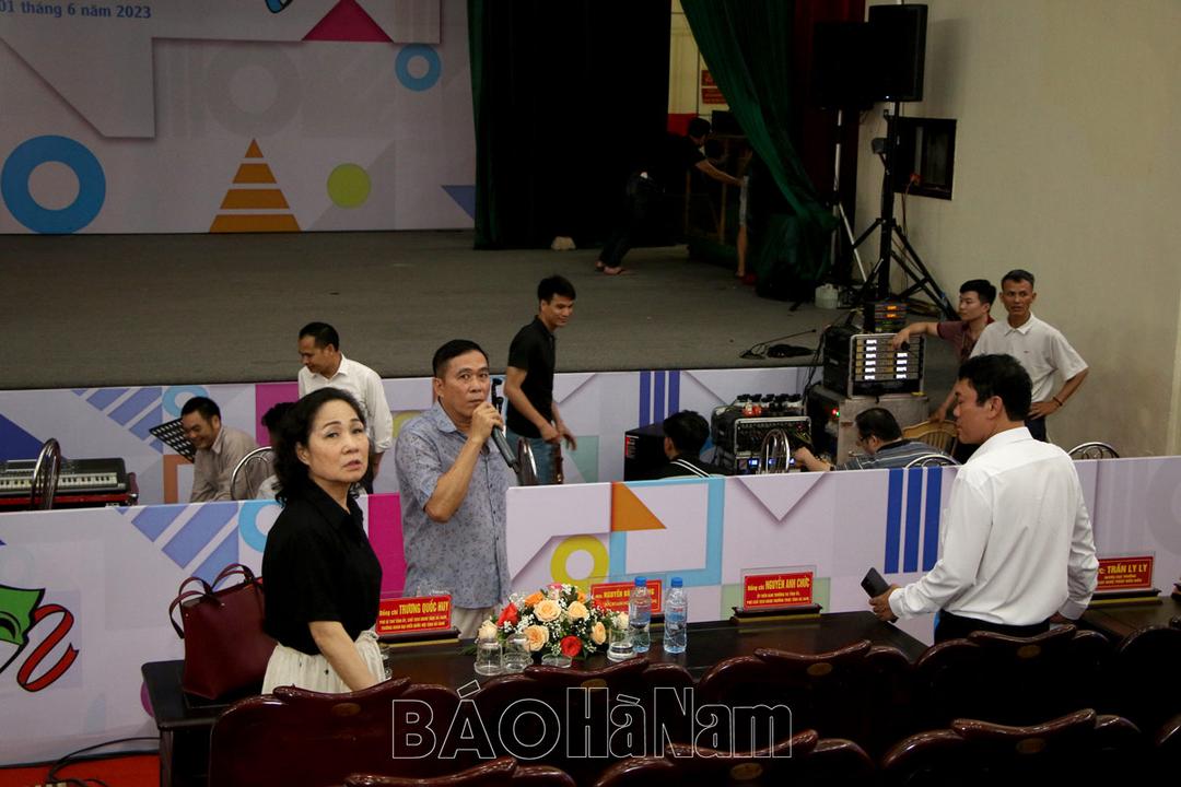 Trước giờ khai mạc Liên hoan các trích đoạn hay nghệ thuật Sân khấu toàn quốc năm 2023