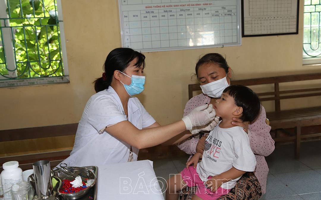 Hà Nam được phân bổ 203.000 viên vitamin A để bổ sung vi chất dinh dưỡng cho trẻ