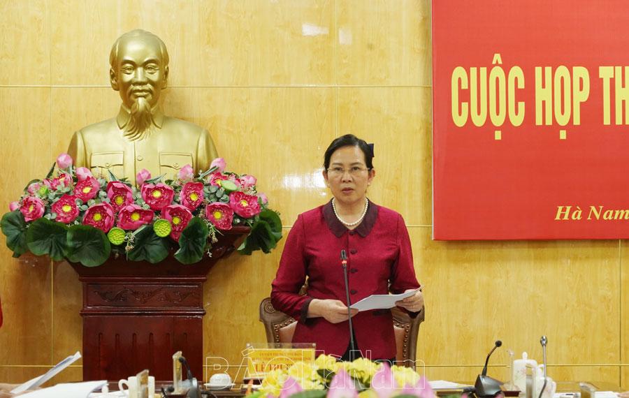 Thường trực Ban Chỉ đạo tỉnh về phòng chống tham nhũng, tiêu cực họp đánh giá kết quả thực hiện Thông báo kết luận phiên họp thứ 3