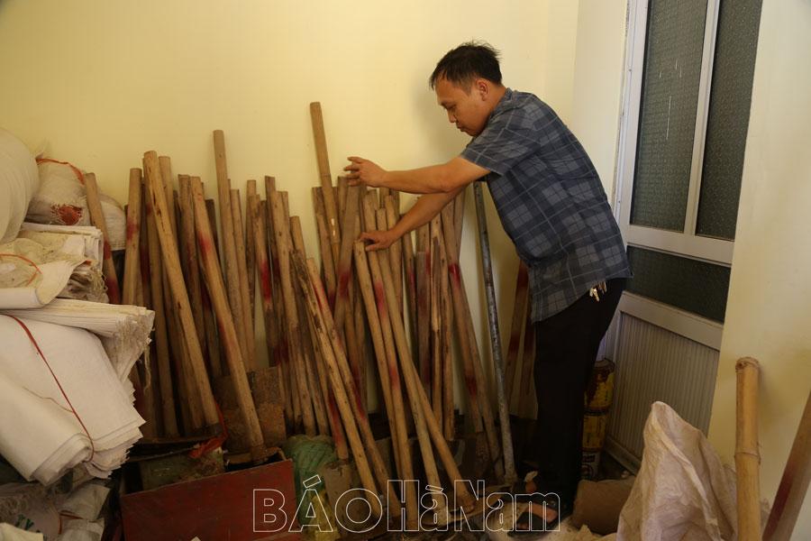 Chủ động nguồn vật tư tại chỗ phục vụ phòng, chống thiên tai