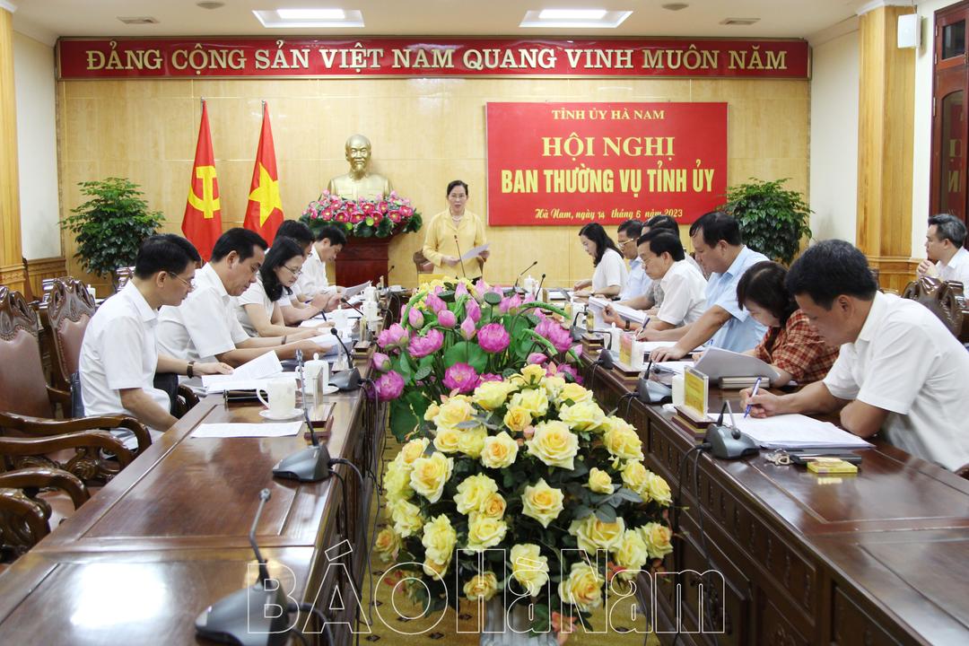 BTV Tỉnh ủy tổ chức hội nghị kiểm điểm các đồng chí ủy viên BTV Tỉnh ủy giữa nhiệm kỳ 2020-2025