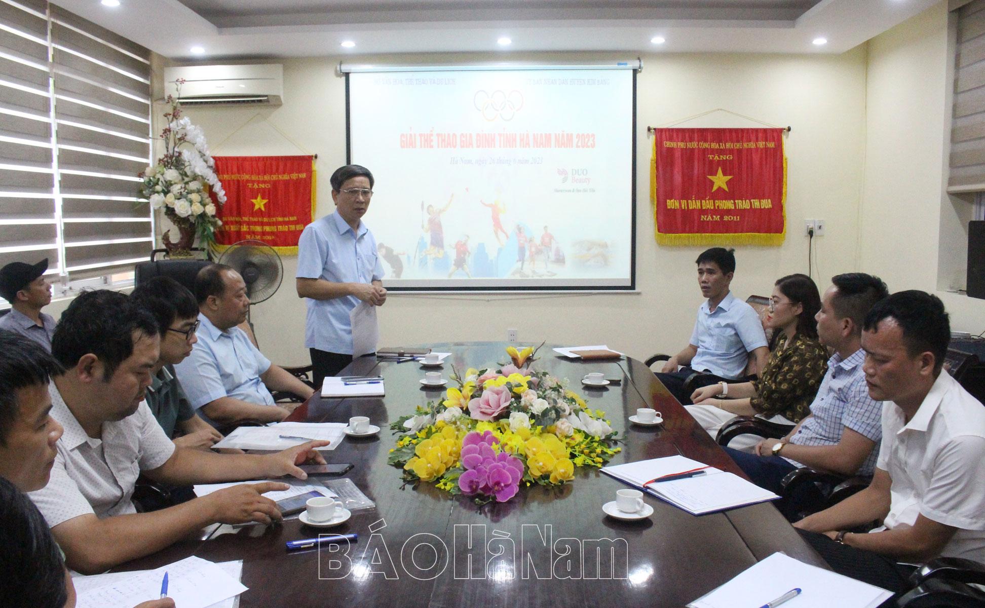 Giải thể thao gia đình tỉnh Hà Nam năm 2023 thu hút gần 100 gia đình tham gia