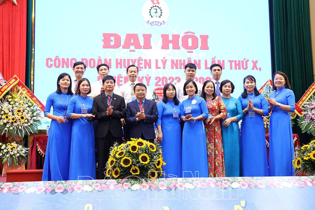 Đại hội Công đoàn huyện Lý Nhân lần thứ X, nhiệm kỳ 2023-2028 thành công tốt đẹp