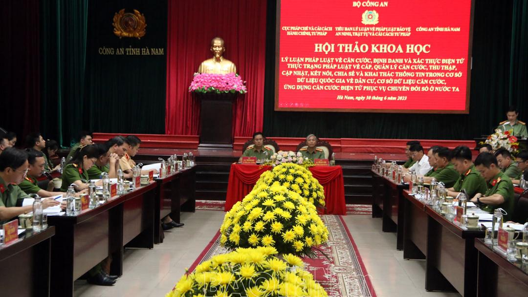 Hội thảo khoa học “Lý luận pháp luật về căn cước, định danh và xác thực điện tử”