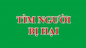 Thông báo tìm người bị hại