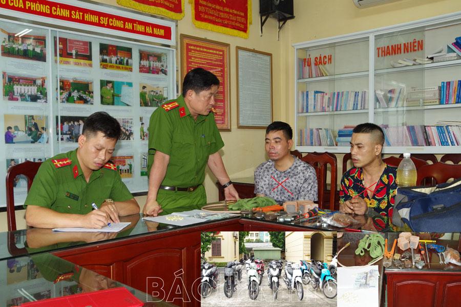 Bắt 2 đối tượng gây ra hàng chục vụ trộm xe máy liên tỉnh