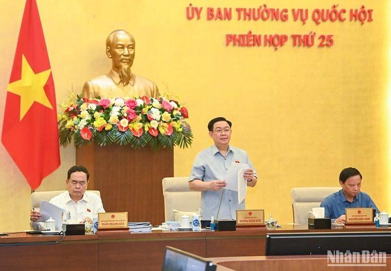 Khai mạc Phiên họp thứ 25 của Ủy ban Thường vụ Quốc hội