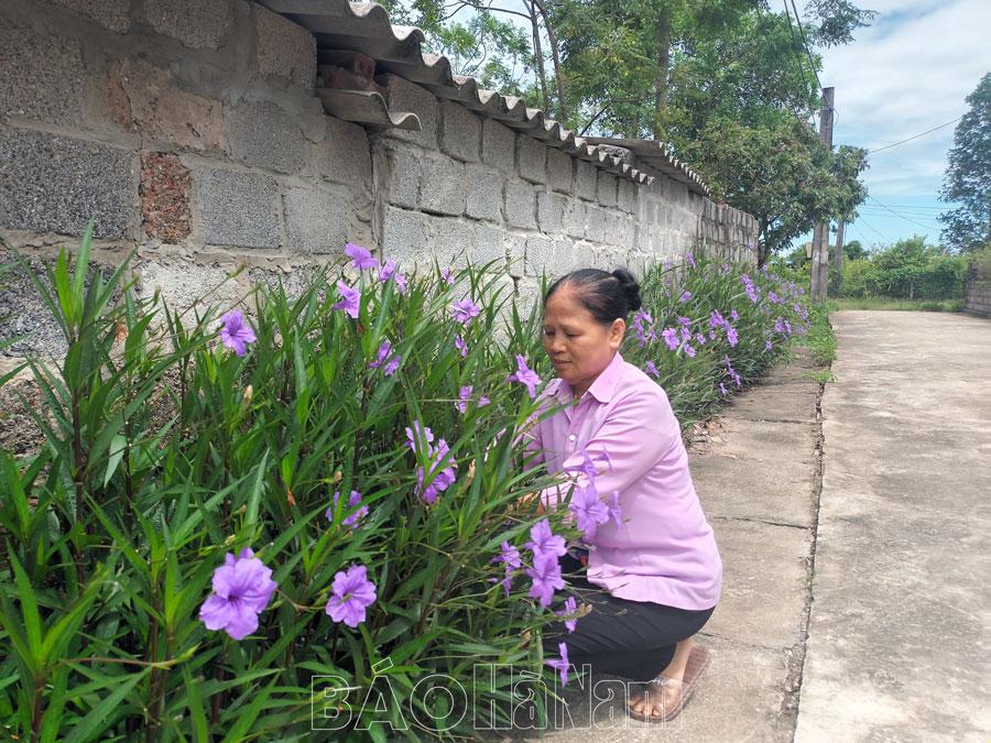 Chi hội trưởng phụ nữ nhiệt tình, trách nhiệm với công việc