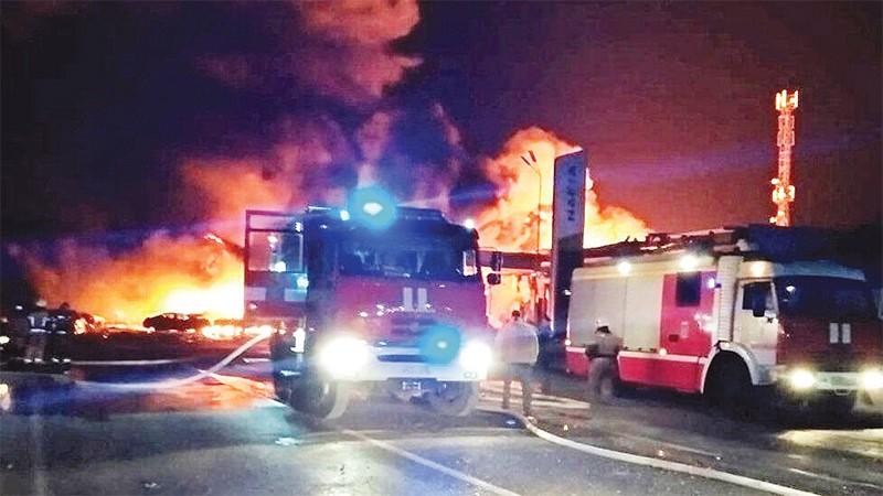 Nổ trạm xăng ở Nga, ít nhất 35 người chết