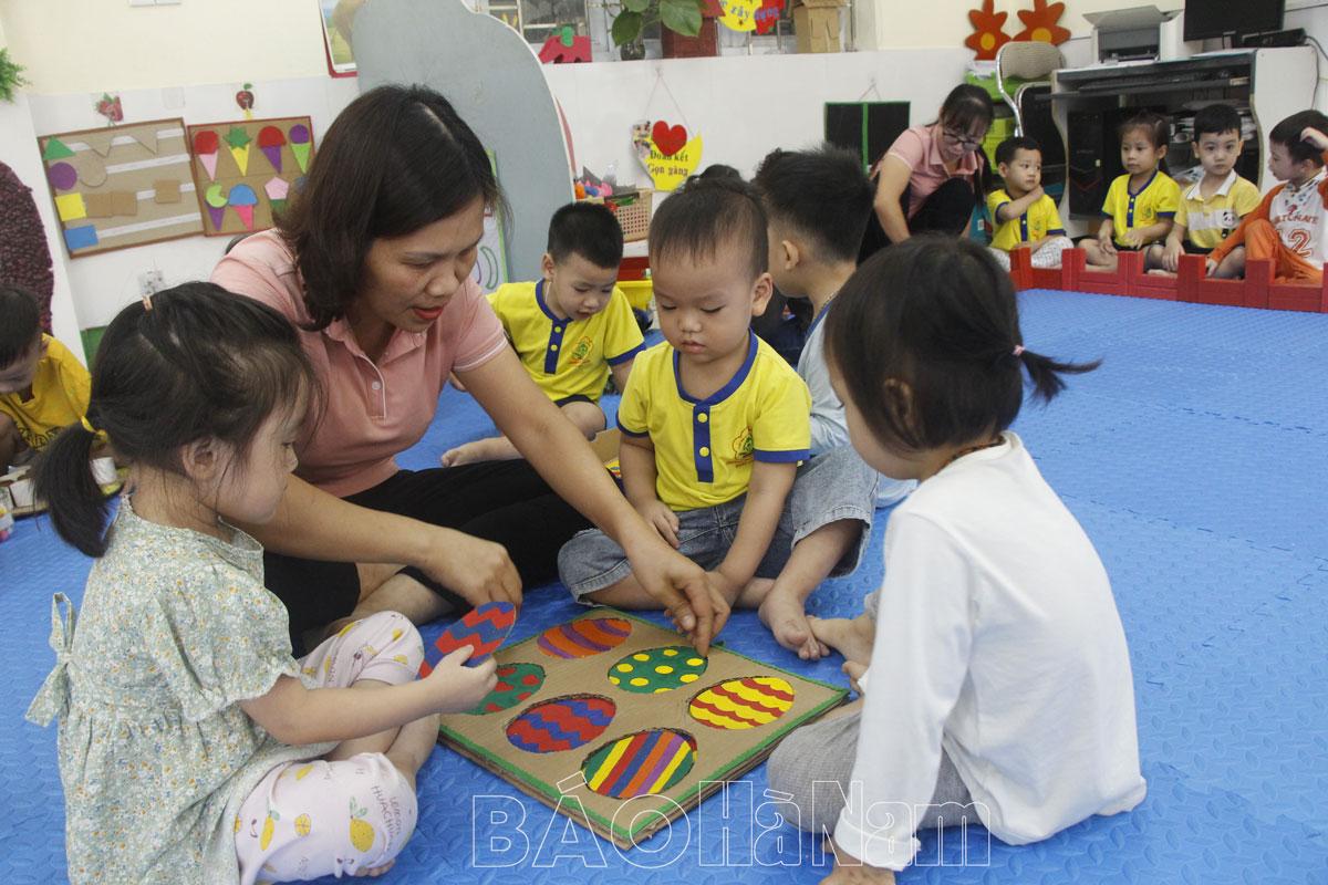 Ngành giáo dục Hà Nam thực hiện thí điểm Chương trình Giáo dục mầm non mới từ tháng 2/2024