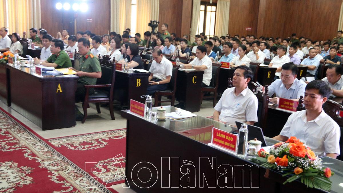 Công an tỉnh đối thoại với doanh nghiệp về công tác bảo đảm an ninh trật tự