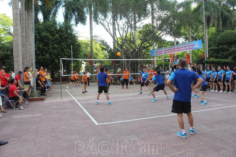 Ghi nhận tại Giải thể thao khối thi đua các Ban xây dựng Đảng và cơ quan trực thuộc Tỉnh ủy năm 2023