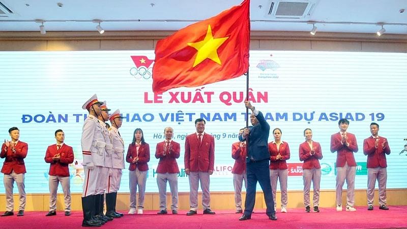 Đoàn thể thao Việt Nam xuất quân dự ASIAD 19