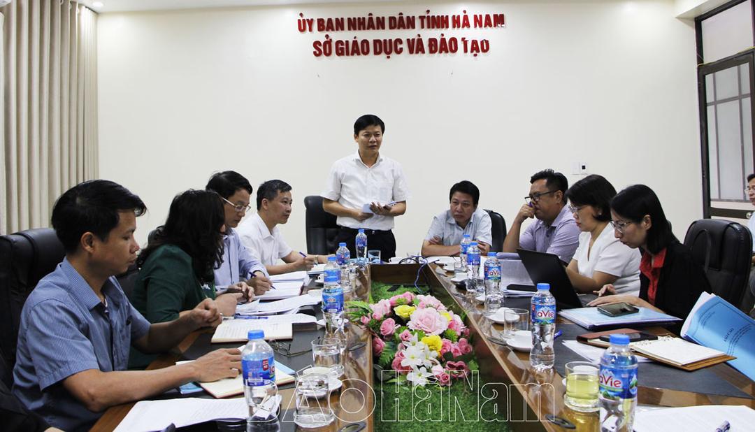 Đoàn công tác của Bộ GD&ĐT yêu cầu ngành Giáo dục Hà Nam quyết liệt đảm bảo an toàn trường học, xây dựng văn hóa học đường, phát triển giáo dục mầm non