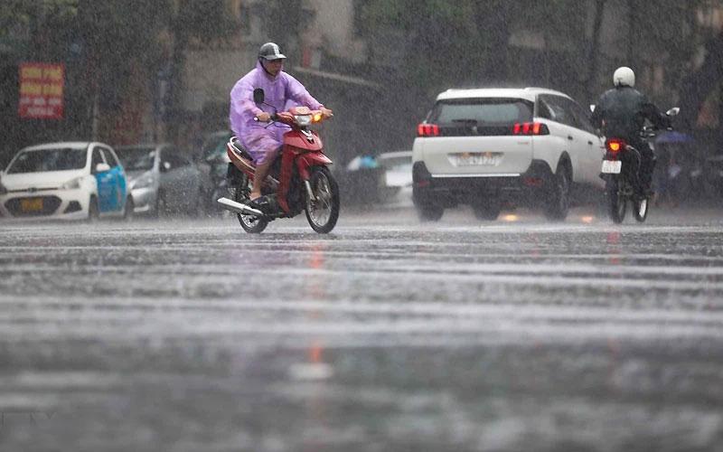 Từ chiều 29/9, mưa lớn ở Bắc Bộ và Bắc Trung Bộ giảm nhanh