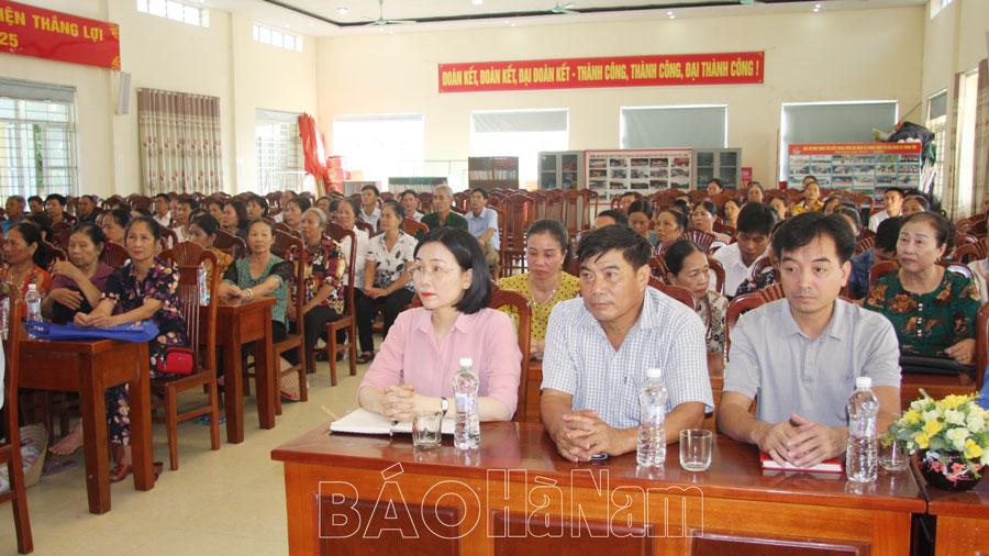 150 cán bộ, hội viên nông dân xã Thanh Tân được tuyên truyền nâng cao kiến thức về ATTP